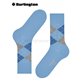KING Burlington Herren-Socken - 6544 sky blue
