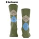 KING Burlington Herrensocken - 7472 salvia
