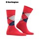 KING Burlington Socken für Herren - 8074 red pepper