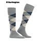 KING Burlington Kniesocken für Herren - 3393 light grey mel.