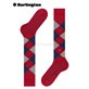 KING Burlington Herren-Kniesocken - 8074 red pepper