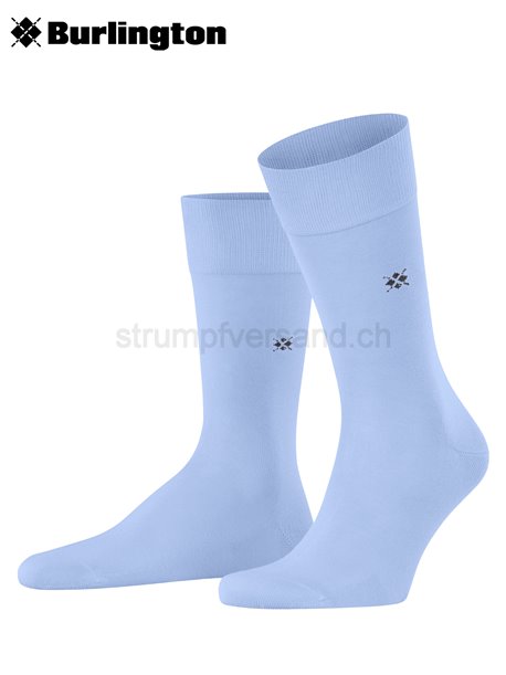 DUBLIN Herrensocken von Burlington - 6257 lightblue