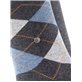 EVERYDAY ARGYLE MIX Burlington Socken - 3081 anthra mel.