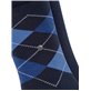 EVERYDAY ARGYLE MIX Burlington Socken - 6121 marine