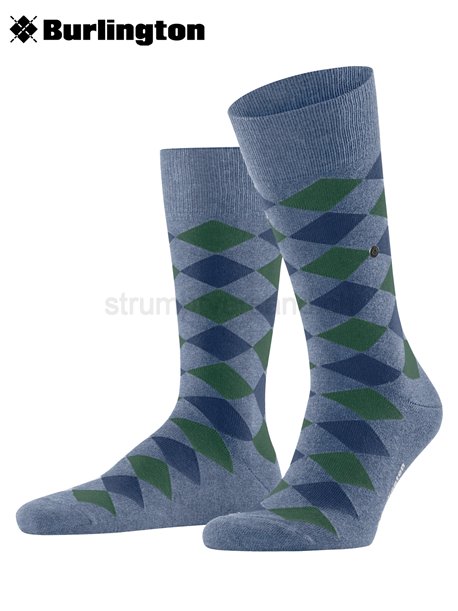 DANNY Herrensocken von Burlington - 6662 light jeans