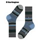 STRIPE Burlington Herren-Socken - 3000 schwarz