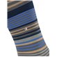 STRIPE Burlington Socken - 3070 dark grey mel.