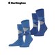 EVERYDAY ARGYLE Burlington Socken - 6337 cornflower blue