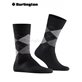 EDINBURGH Burlington Socken für Herren - 3000 schwarz