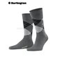 EDINBURGH Burlington Herrensocken von Burlington - 3180 asphalt mel.