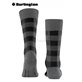 BUFFALO CHECK Burlington Herrensocken - 3070 dark grey mel.