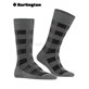 BUFFALO CHECK Burlington Socken für Herren - 3070 dark grey mel.
