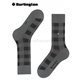 BUFFALO CHECK Burlington Herren-Socken - 3070 dark grey mel.