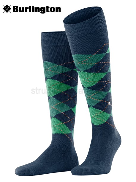 PRESTON Burlington Kniestrümpfe - 6187 navy