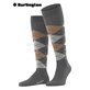 EDINBURGH Burlington Knie-Socken - 3070 dark grey mel.