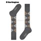 EDINBURGH Burlington Herren-Kniesocken - 3070 dark grey mel.
