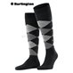 EDINBURGH Burlington Knie-Socken - 3000 schwarz
