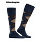 EDINBURGH Burlington Kniesocken für Herren - 6121 marine