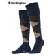 EDINBURGH Burlington Knie-Socken - 6121 marine
