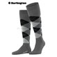 EDINBURGH Kniesocken von Burlington - 3180 asphalt mel.