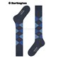EDINBURGH Burlington Knie-Socken - 6688 dark blue mel.