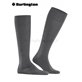LEEDS Burlington Kniesocken für Herren - 3070 dark grey mel.