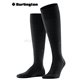 LEEDS Burlington Knie-Socken - 3000 schwarz