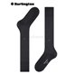 LEEDS Burlington Herren-Kniesocken - 3180 asphalt mel.