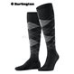 MANCHESTER Burlington Knie-Socken - 3000 schwarz