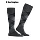 MANCHESTER Burlington Kniesocken für Herren - 3095 anthracite mel.
