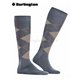 MANCHESTER Burlington Kniesocken für Herren - 6274 jeans mel.