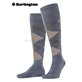 MANCHESTER Burlington Knie-Socken - 6274 jeans mel.