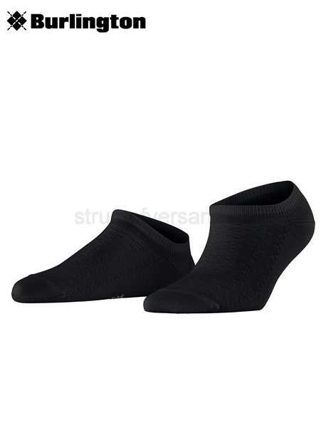 MERSEYSIDE Burlington Sneakersocken - 3000 schwarz