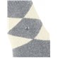 COSY ARGYLE Burlington Socken Damen - 3107 grey mel.