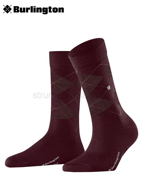 MARYLEBONE GLITTER Damensocken von Burlington - 8435 claret