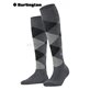 QUEEN Burlington Kniesocken - 3974 grey melange