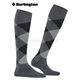 QUEEN Burlington Knie-Socken für Damen - 3974 grey melange