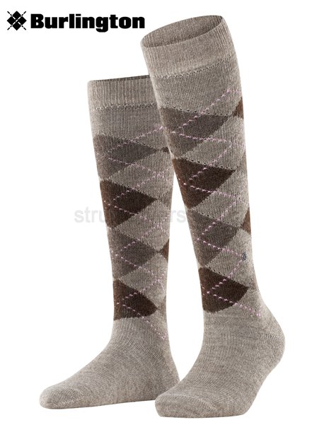 WHITBY Burlington Damen-Socken - 5413 nutmeg mel.