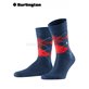 PRESTON Burlington Herrensocken - 6155 steel blue