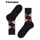 PRESTON Herrensocken von Burlington - 3014 black-sahara