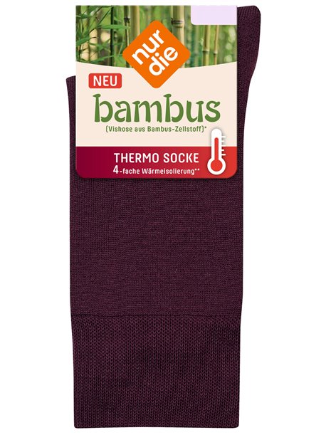 BAMBUS THERMO FROTTEE - Damensocken NUR DIE