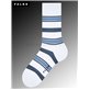 MARINA STRIPE Falke Herren-Socken - 2000 weiss
