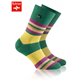 VINTAGE Rohner Socken - 523 grün-farbig