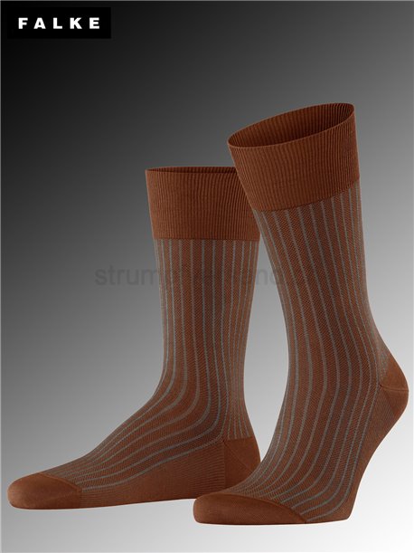 OXFORD STRIPE Falke Herrensocken - 5035 terracotta OXFORD STRIPE Falke Herrensocken - 5035 terracotta