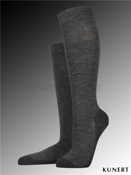 WARM UP Kunert Kniesocken für Damen - 405 anthracite mel.