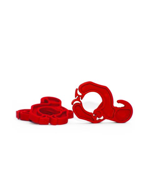 rote Sockenklammern