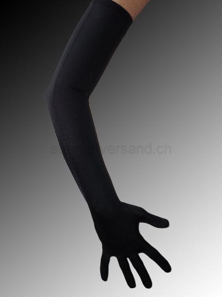 STRETCH SATIN Fischer Fingerhandschuhe - schwarz