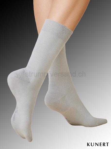 SOFT WOOL COTTON Socken - 017 lichtgrau
