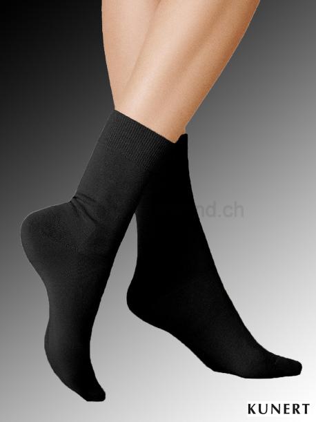 WOOL CARE Kunert Damensocken - 007 schwarz