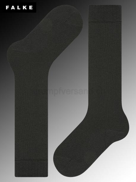 COMFORT WOOL Falke Kniesocken für Kinder - 3000 schwarz
